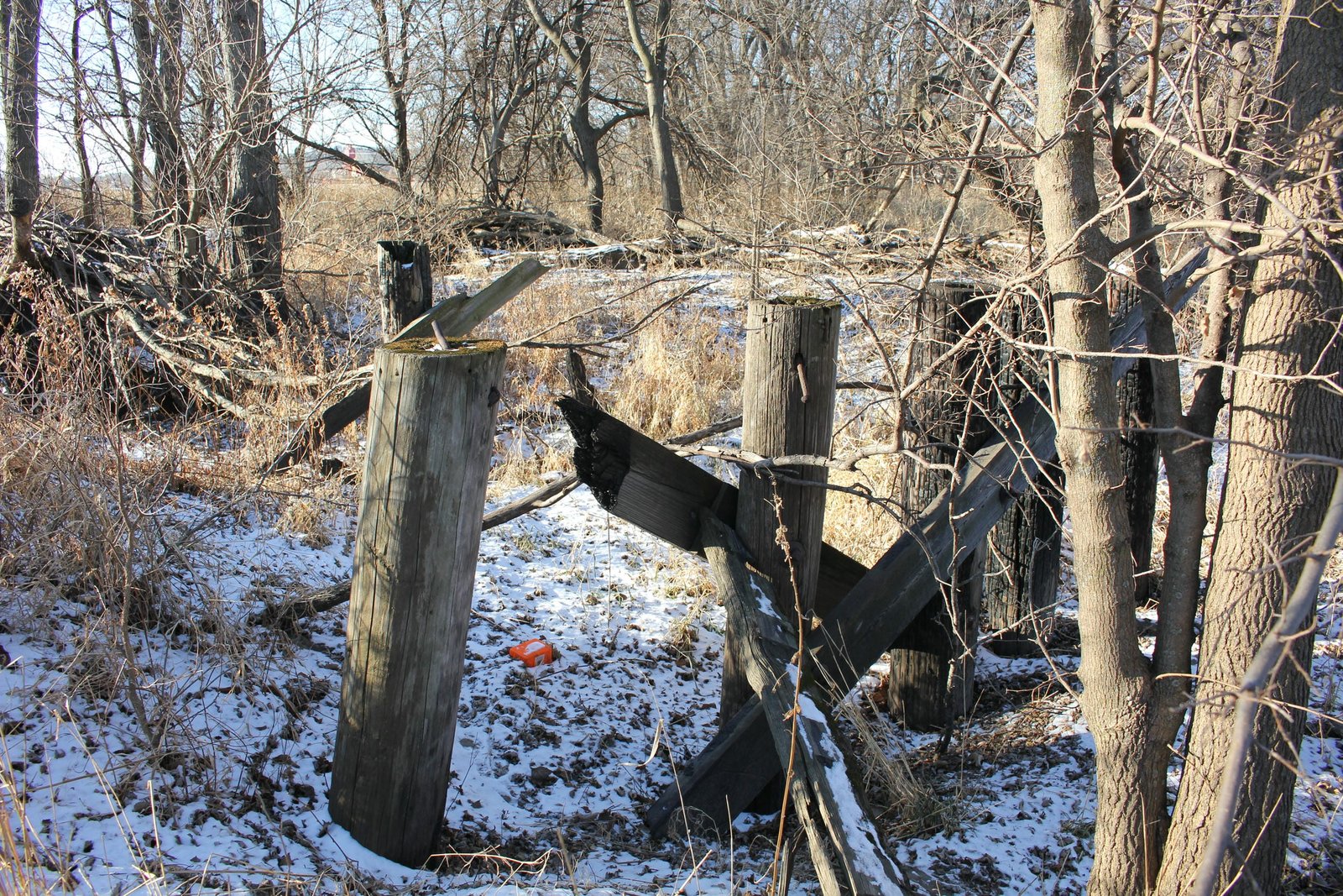 Remains of south approach